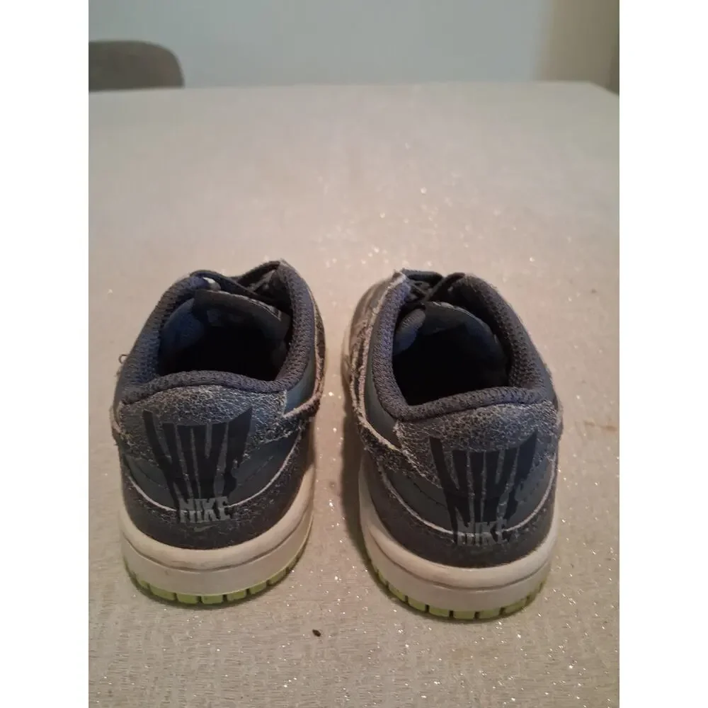 Nike Dunk Low SE Halloween Cauldron Toddler Size 6C DQ6217-001 Grey Green